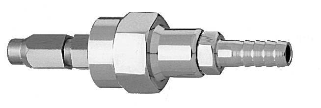 M N2 Schrader Quick Connect to 1/4" Barb Medical Gas Fitting, Medical Gas Adapter, schrader quick connect, N2, Nitrogen quick connect, Nitrogen quick-connect, schrader male to hose barb